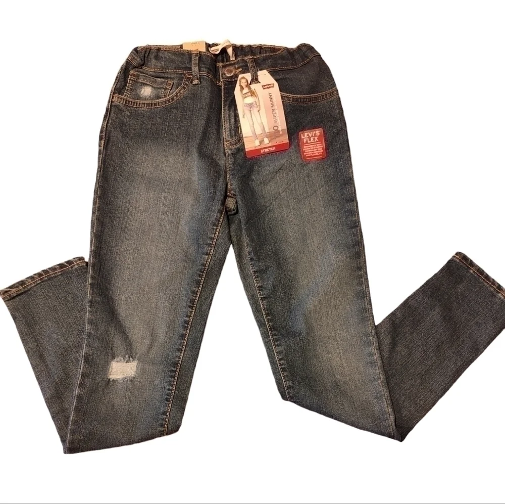 Levi’s Strauss 710 Girls 7-14 Super Skinny Fit Jeans